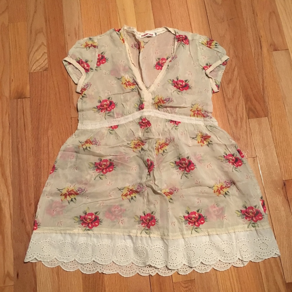 Long floral top